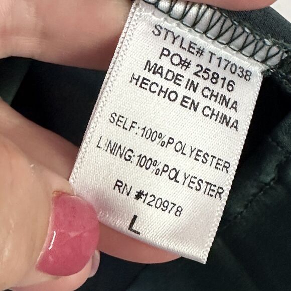 Entro Halter Top L Satin Green Tie Back Bow Party Romantic Shirt Summer NEW - Picture 4 of 10